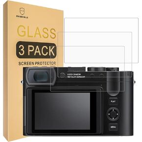 Mr.Shield [3-Pack] Screen Protector compatible with Leica Q3 / Q3 43 / Q2 [Tempered Glass] [Japan Glass with 9H Hardness] Screen Protector