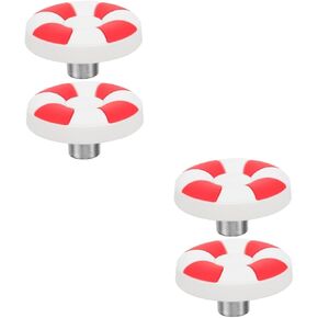 ARTIBETTER 10pcs Shape Pulls Nautical Cabinet Knobs for Boys and Girls Rooms Safe Soft for Wardrobe Dresser Coastal Decor for Boys and Girls