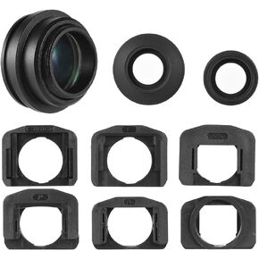 Andoer 1.51X Fixed Focus Viewfinder Eyepiece Eyecup Magnifier Compatible with Canon Nikon Sony Pentax Olympus Fujifilm Samsung Sigma Minoltaz DSLR Camera w/ 2 Eyepatch