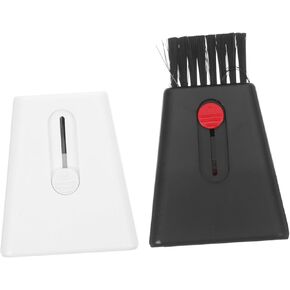 2pcs Portable Telescopic Cleaning Brush for Electronics Multi Use Screen and Keyboard for Laptops Phones and Cameras Compact and Handy Electronic Tool