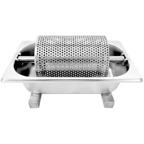 304 Stainless Steel Butter Roller For Home Street Burger Butter Wheel Roller, Holder Kitchen Baking Pan Tool 1.7L For Beginnners DIY Use