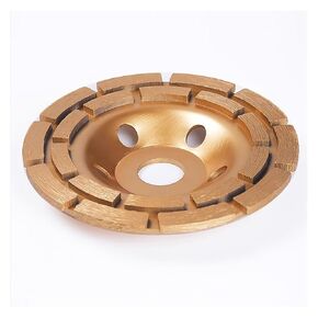 Concrete Diamond Double Row Grinding Wheel, Marble Granite Angle Grinder Tool 9 Inch Sanding Disc Aperture 20MM/22.23MM For Beginnners DIY Use(230mm)
