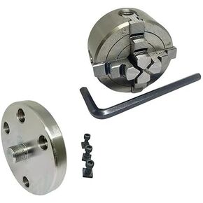 4 Jaw 70mm chuck مستقلة مع packplate & t-nut thread 14x1-AMZ223