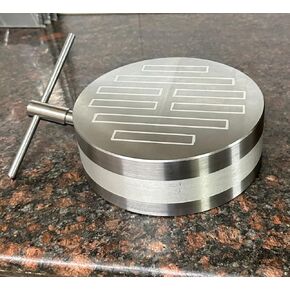 8" Heavy Round Permanent Magnetic Chuck 200 mm Work hold Chucks Magnetic Bed-Amz1013