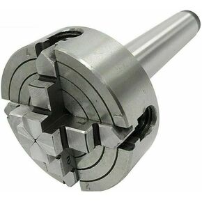 4 Jaw Independent Lathe Chuck 2-3/4"70mm M14X1 With MT2 revolving center-Amz684