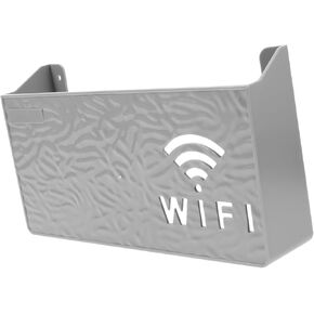 Router Device Holder Wall Mount Case WiFi Storage Box Non-Slip Home Decor Cable Organizing