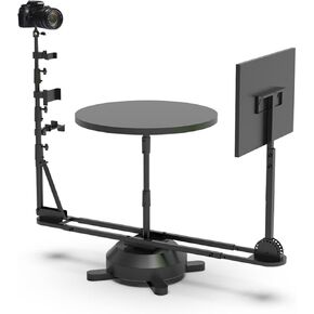360 Degree Spinner, Professional Photography Turntable, Rotating Camera Slider, Rotating Platform, for Product Photography/Picture Taking (Electric)