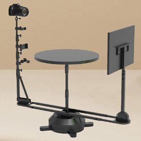 Rotating Camera Slider, Spinning Photo Video Booth, 360 Panoramic Photography Spinning Platform, Photography Turntable, Load 50kg (Electric)