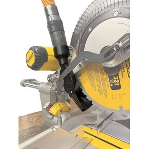 منفذ مجموعة الغبار المحسّن لـ DEWALT DWS779 و DWS780 MITER المناشير - لا توجد فوضى تقريبًا - مصنوعة في الولايات المتحدة الأمريكية