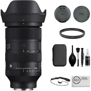 Sigma 28-105mm f/2.8 DG DN Art Lens | Sony E Bundled with UV Filter + Photo Starter Kit + Microfiber Cleaning Cloth (4 Items)