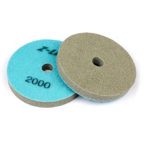 Z-Lion Granite Marble Sponge Fiber Polishing Pads Abrasive Polishing Wheel(7 pcs,4 Inches)