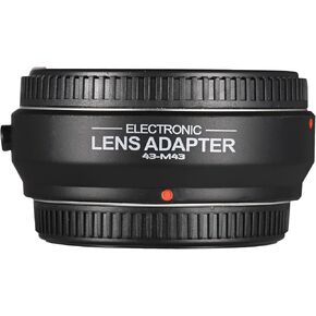 FOTGA OEM4/3(AF) Camera Adapter Ring for M4/3 Cameras Smooth Auto Focus Manual Aperture Control Sturdy Black