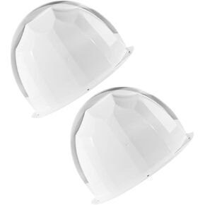Housoutil 2pcs Monitoring Rain Cover Outdoor Camera Shield Sun Rain Shade Camera Cover Security Camera Sun Shade Security Camera Protection Plastic Camera Housing Television Protective Cover
