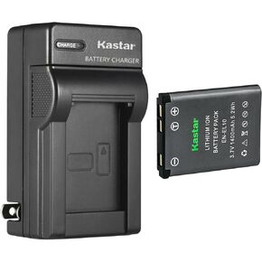 Kastar 2-pack بطارية وشاحن الجدار AC استبدال Nikon EN-EL10 MH-63 Charger Coolpix S60 S80 S200 S202 S20 S220 S230 S510 S520 S520B S570 S600 S700 S4000 S5100 CAMPARY