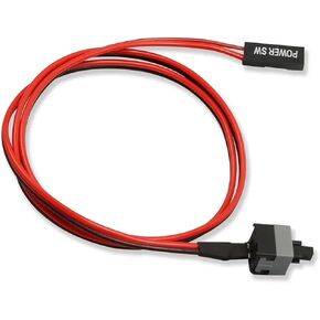 1-20pcs 50cm Long Power Button Switch Cable for PC Switches Reset Computer Power Momentary Automatically Reset Push Button SW(10pcs)