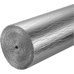 Thermal Insulation Foil, Loft Insulation Rolls for Garages, Floors, Walls, Sheds, Waterproofing, Damp-proofing(1.5m)