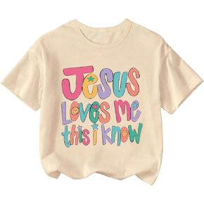 Floerns Toddler Girls Summer Tops Tops Tops Print Print Short Sleeve T Shirts Discal