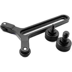 Lens Support Bracket Y Bracket with Double Wheels for DJI Rs3 Gimbal Plate Lens System Mount