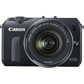 Canon EOS M 18.0 MP Compact Systems Camera with 3.0-Inch LCD and EF-M18-55mm is STM Lens