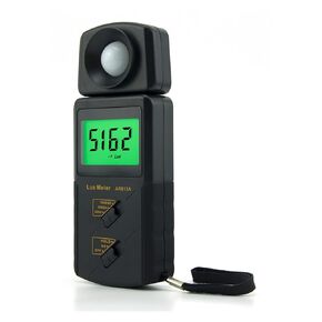 عدادات الضوء ، عداد الإضاءة ، شاشة LCD باليد الشاشة الرقمية مقياس الإضاءة الرقمية 1 ~ 100.000Lux Merter Meter Radiation Monitor للمزارع ، مراكز التسوق
