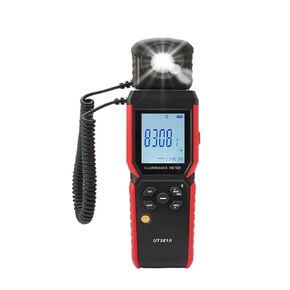 Light Meters, Illuminance Meter UT381A 400000 Lx Split Rotatable Design Lux Meter Digital Light Meter Photometer