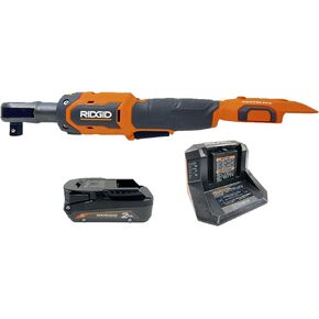 RIDGID 18V Brushless Cordless 1/2 in. Ratchet Kit with Battery and Charger (Bulk Packaged)