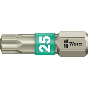 Wera Stainless 3867/1 TS TORX 25 Insert Bit, 1/4-Inch Drive
