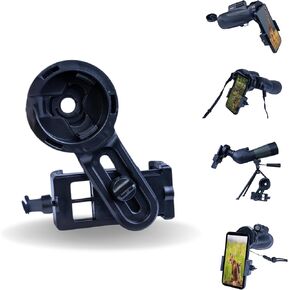 Snakelook™ BINO Quick Connect Binocular Phone Adapter - Capture moments with Universal Smartphone Adapter - Compatible to Binocular, Monocular and Microscope Phone Adapter fits to 2.2"-4" (55mm-102mm)