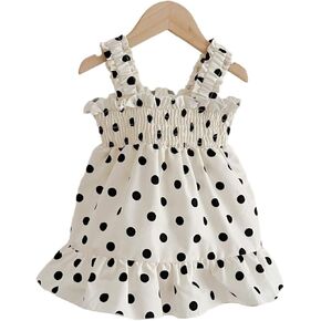 Baby Girl Summer Polka - Dot Sundress - Ideal for 3M - 24M