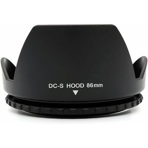 Lens Hood for 86mm, Flower Plastic Lens Hood, Screw-on Lens Hood, Fits All 86mm Brand Cameras