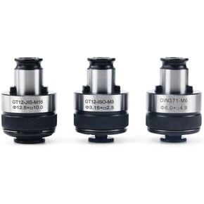 1pc ISO/DIN/JIS Standard GT12 Tapping Collet Chuck M3/M4/M5/M6/M8/M10/M12/M14/M16 Pneumatic Machine Tool Holder Overload Protection(ISO Standard,GT24-M8)