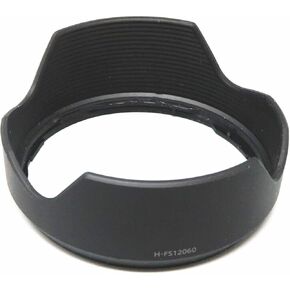 HaizEr Replacement New Lens Hood Shade SYA0066 For Panasonic Lumix G 12-60mm f/3.5-5.6 Lens, H-FS12060, black