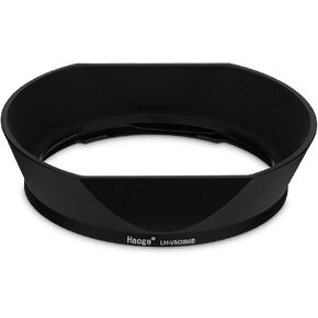 Haoge Bayonet Metal Square Lens Hood for Voigtlander Nokton Aspherical ASPH 40mm f/1.2 VM,35mm f1.2 VM, 50mm f1.2 VM Leica M-Mount Lens Replaces LH-8 Shade Black LH-VM35MB