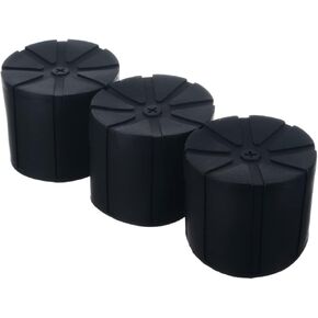 KVSERT 3Pcs Waterproof Silicone Universal Lens Cap Cover for 65-110mm DSLR Camera Lenses
