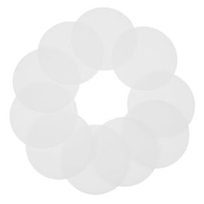 20Pcs Round LED Downlight Diffusion Plates Easy Installation Light Diffusers for Even Light Distribution Material for