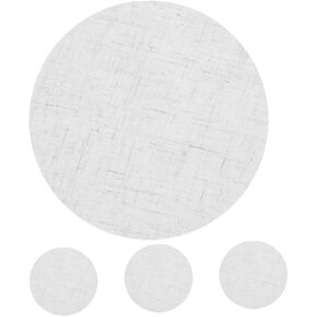 Zerodeko 4Pcs Light Diffuser Discs Round Lampshade Covers for Ceiling Fixtures Glare Soft Lighting for Comfort