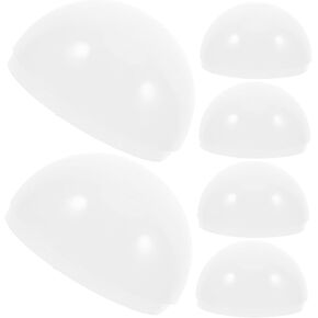 6pcs LED Bulb Diffuser Cover Half Fog PC Shade for Enhanced Light Distribution Easy to Install Light Diffuser Plates for Indoor Commercial Lighting Stylish and Versatile