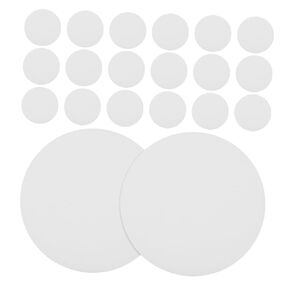 20Pcs Round LED Downlight Diffuser Plates Easy Installation Replacement Material for Balanced Lighting Atmosphere Compatible with Ceiling Lamps and Light Barriers