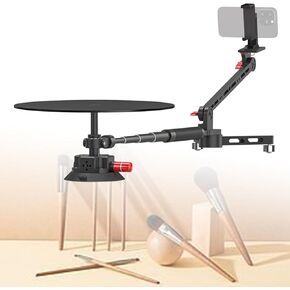 360 Degree Spinner, Photography Turntable, Rotating Camera Slider, Spinning Photo Video Booth, Spin Table Platform for Product Commercial Photography, Slow Motion