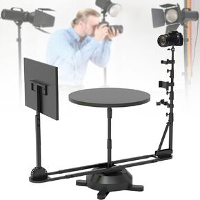 Rotating Camera Slider, Spinning Photo Video Booth, 360 Panoramic Photography Platform, Photography Turntable, 360 Degree Spinning Platform, Load 50kg/110LBS (Electric)