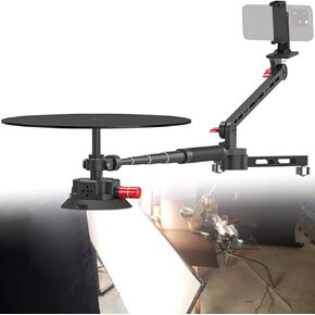 360 Video Rotating Platform, 360 Spinning Camera Rig, Video Rotating Platform Photography Turntable for Food Shooting, Product Photography