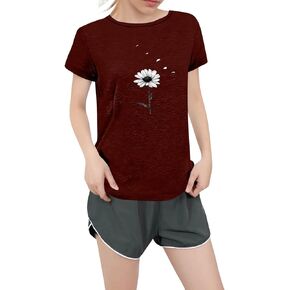 Plus Size Womens Clothing Cute Tops for Women Club Outfits Summer 2025 Basic Woman Tunic Loose Fit Country