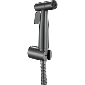 Handheld Bidet Sprayer for Toilet, Baby Cloth Diaper Sprayer, Stainless Steel Toilet Cleaner Bidet Sprayer Set,Gunmetal Gray