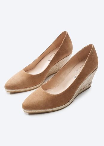 Viscata Roses Espadrille Suede Ledges U Cut Enseam Shoes 2.75 بوصة U Cut Spain مصنوعة يدويًا للنساء من قماش القطن العلوي المتنفس مع الجوت الطبيعي بنسبة 100 ٪ ، لجميع المناسبات: عارضة ، عمل ، حفلة in Saudi Arabia