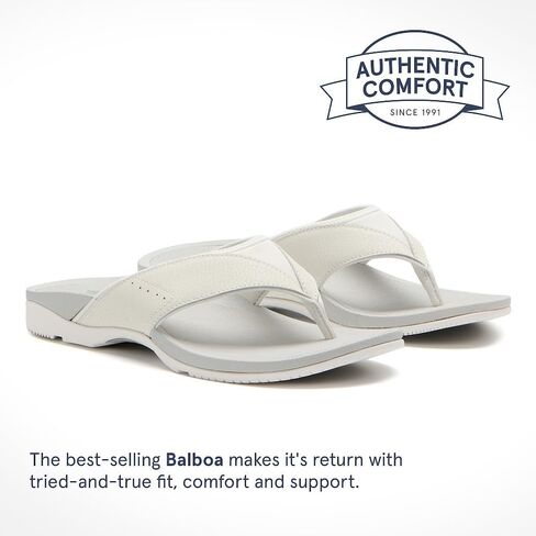 Balboa Women's Arch Support Flip Flops | Orthopedic Sandals for Women with Built-In Orthotics in Kuwait