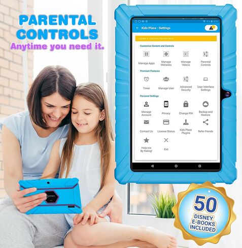 Contixo Kids Tablet Bundle V8, 7-inch HD, Ages 3-7 Toddler Learning Tablet with Camera, WiFi, Parental Control & Kid Safe Bluetooth On The Ear Headphones Bundle Purple, Perfect for Back to School in Saudi Arabia