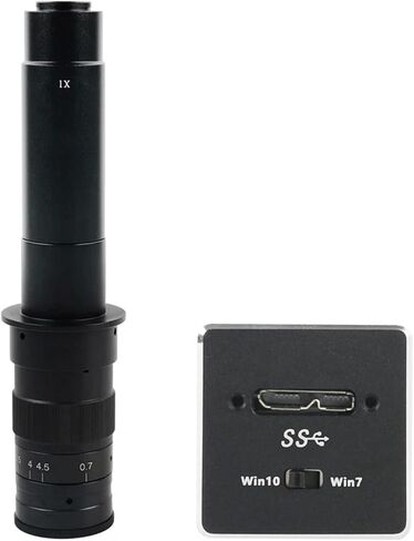 High Speed Micro USB 3.0 USB 3.0 5MP Industrial CMOS Microscope Camera Electronic Digital Eyepiece Mini C Mount Video Camera (with 300x Lens) in Saudi Arabia