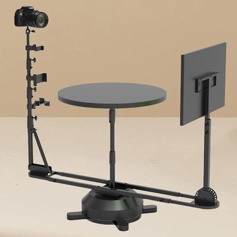 Rotating Camera Slider, Spinning Photo Video Booth, 360 Panoramic Photography Spinning Platform, Photography Turntable, Load 50kg (Electric) in Kuwait