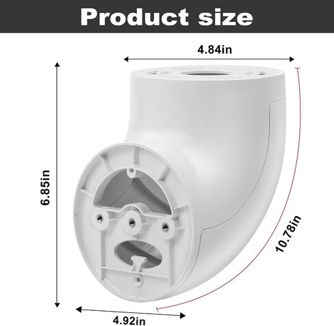 Eave Mount for Ring Floodlight Cam Wired, Ring Smart Lighting Floodlight Wired, Blink/Roku Wired Floodlight Camera - White in Saudi Arabia