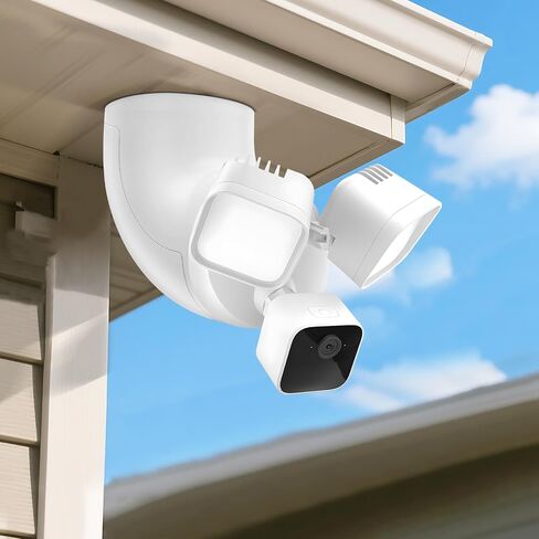 Eave Mount for Ring Floodlight Cam Wired, Ring Smart Lighting Floodlight Wired, Blink/Roku Wired Floodlight Camera - White in Saudi Arabia